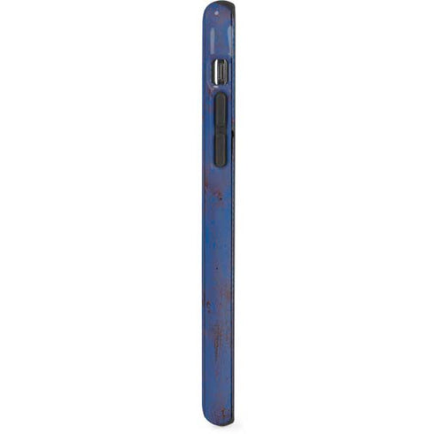 Barbados Flag Dark Wood iPhone XS Pro Case